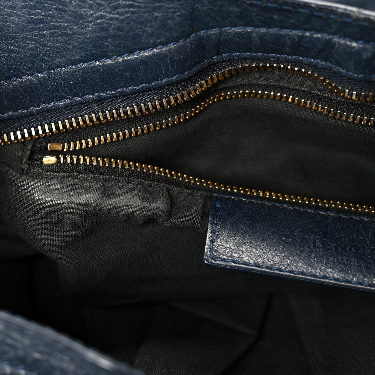 Balenciaga Agneau Giant 12 Gold Hardware City Bleu Obscur 12 of 16