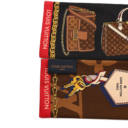 Louis Vuitton Silk Monogram Tribute to Bandeau Brown 3 of 4