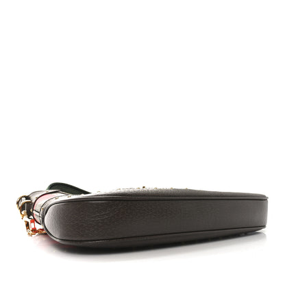 Gucci GG Supreme Monogram Geometric Textured Dollar Calfskin Web Small Jackie 1961 Hobo 4 of 10