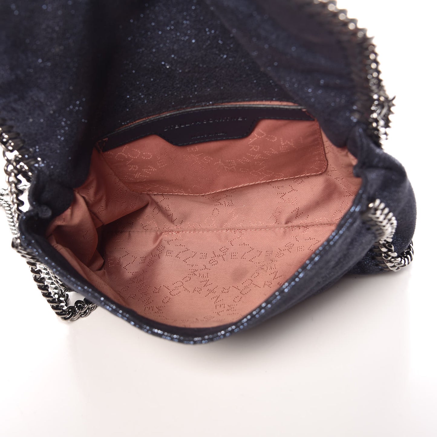 Shaggy Deer Falabella Mini Crossbody Bag Lapis Navy