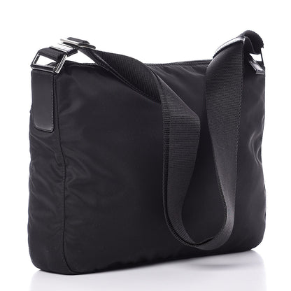 Prada Nylon Vela Flat Messenger Bag Black 3 of 7