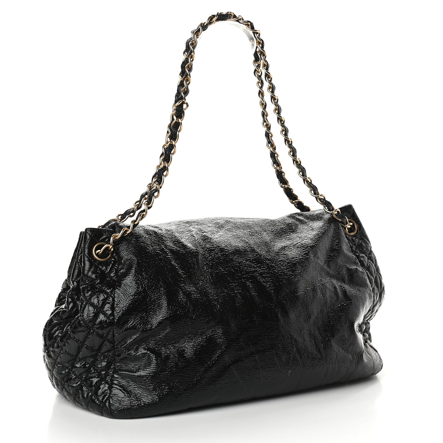 Vinyl XL Rock and Chain Flap Black
