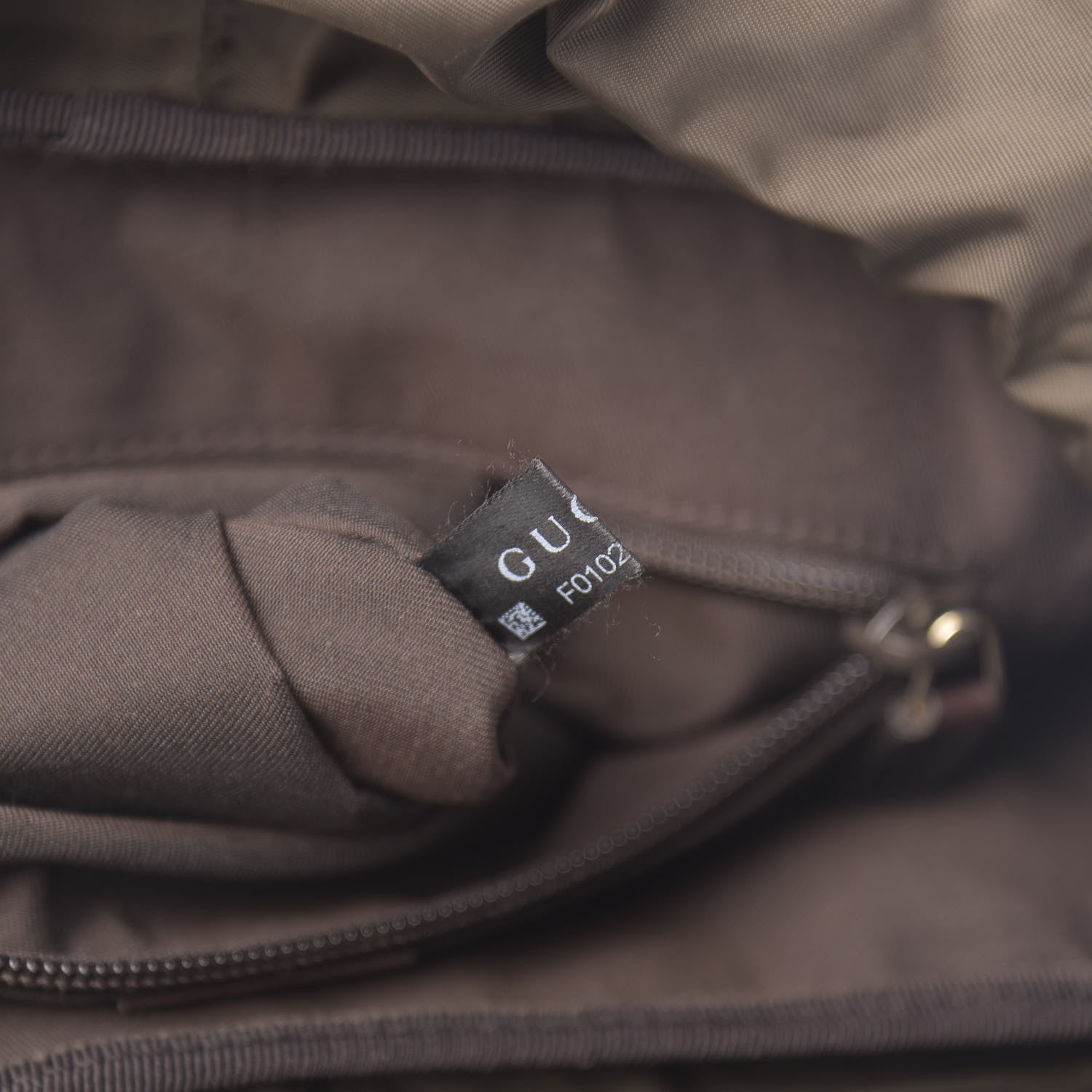 Gucci GG Supreme Monogram Medium Single Buckle Rucksack Backpack Beige Ebony Brown 9 of 10