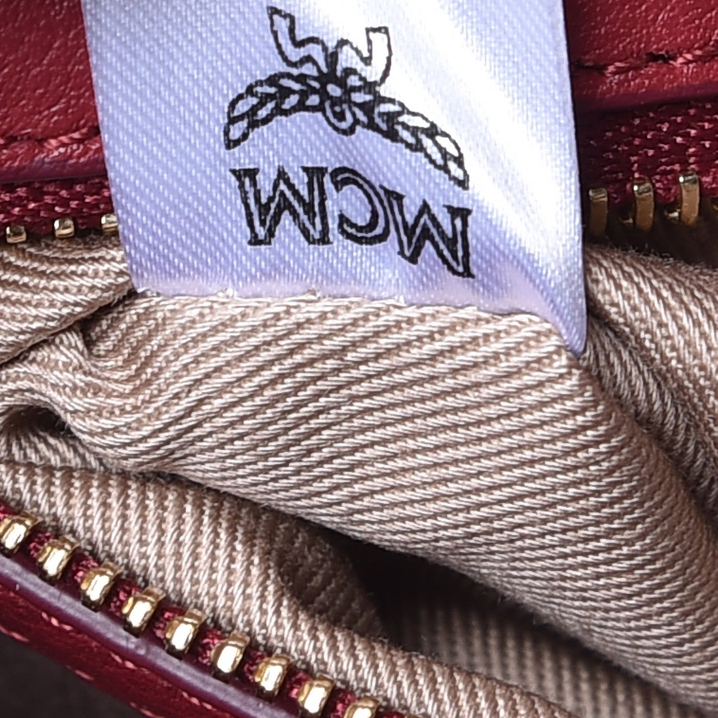 Calfskin Ottomar Monogram Medium Millie Crossbody Bag Ruby Red