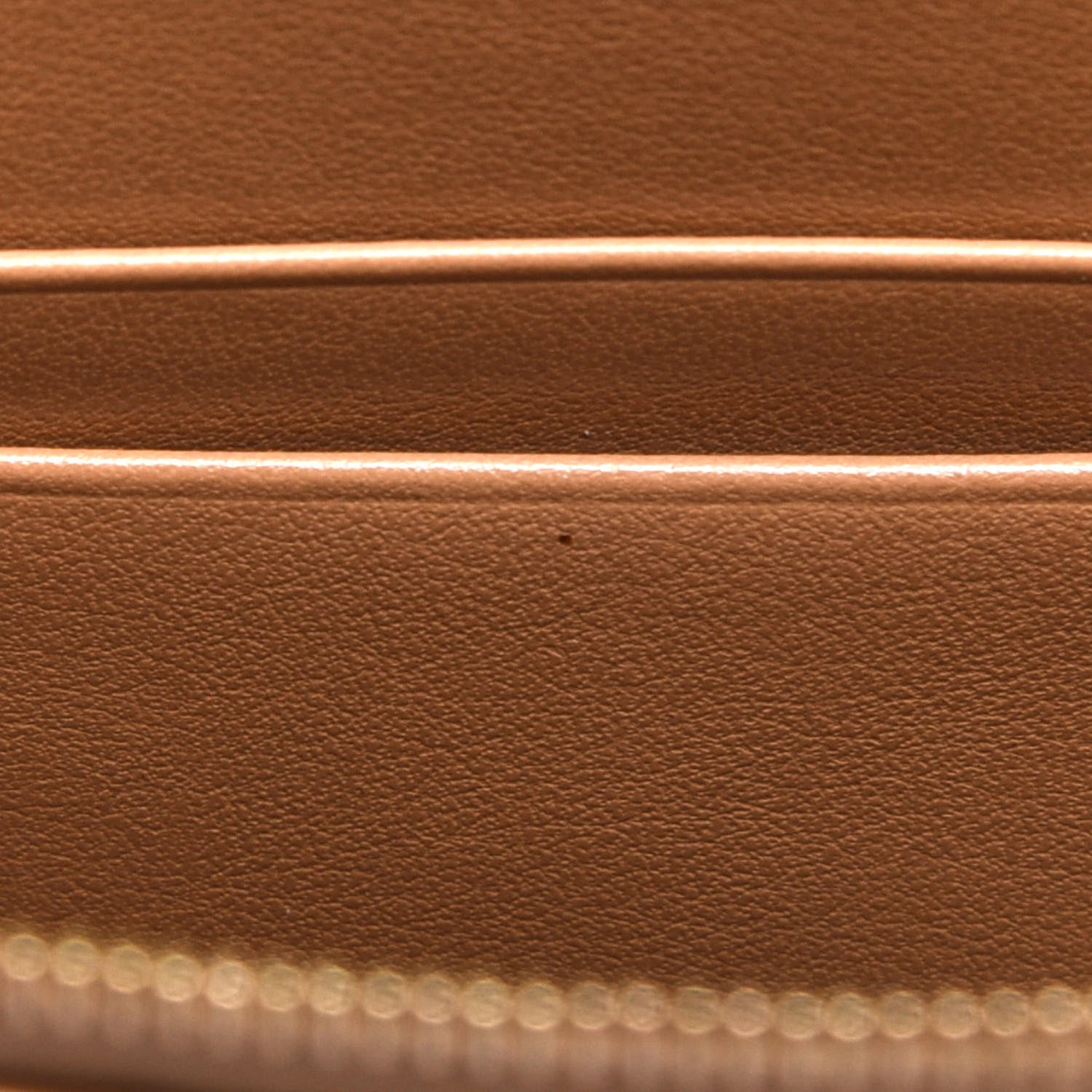 Celine Calfskin Quilted C Charm Pouch Gold 8 of 9