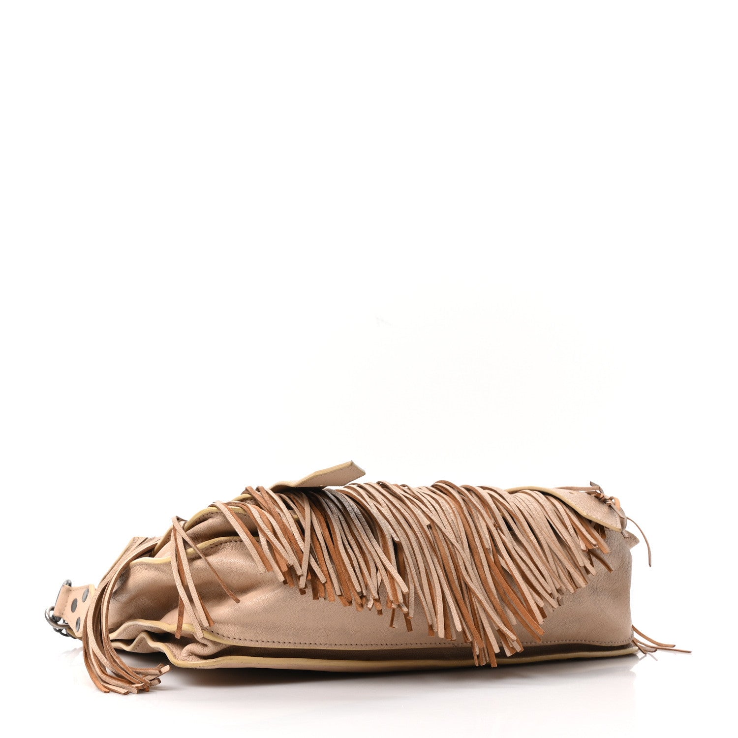 Proenza Schouler Lambskin Fringe Medium PS1 Satchel Nude 4 of 10
