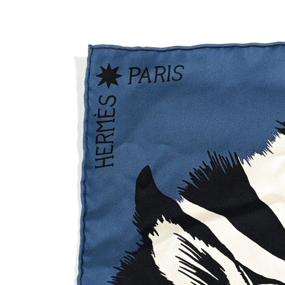 Hermes Silk Zebra Pegasus Nano Scarf 20 4 of 6