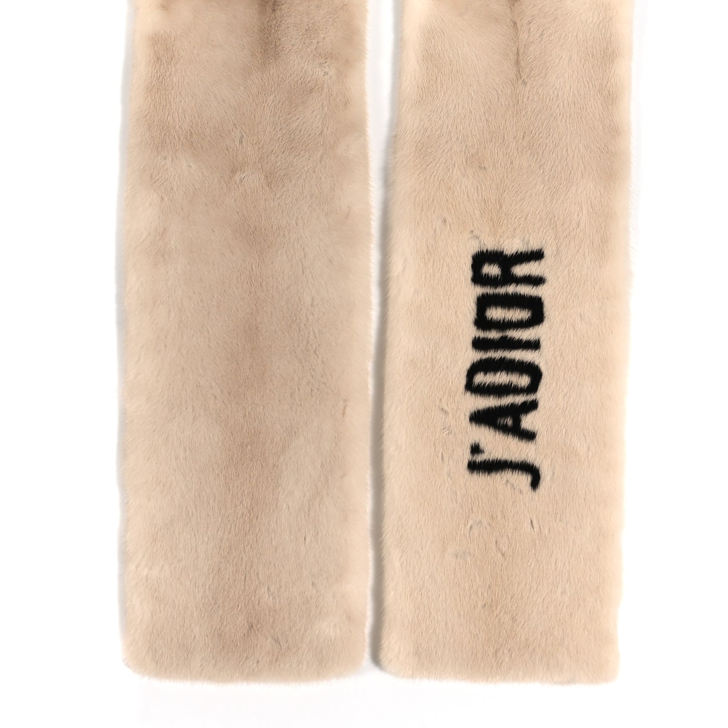 Mink J'Adior Scarf Beige Black