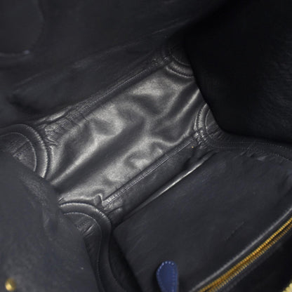 Celine Smooth Calfskin and Lambskin Mini Luggage Royal Blue 6 of 8