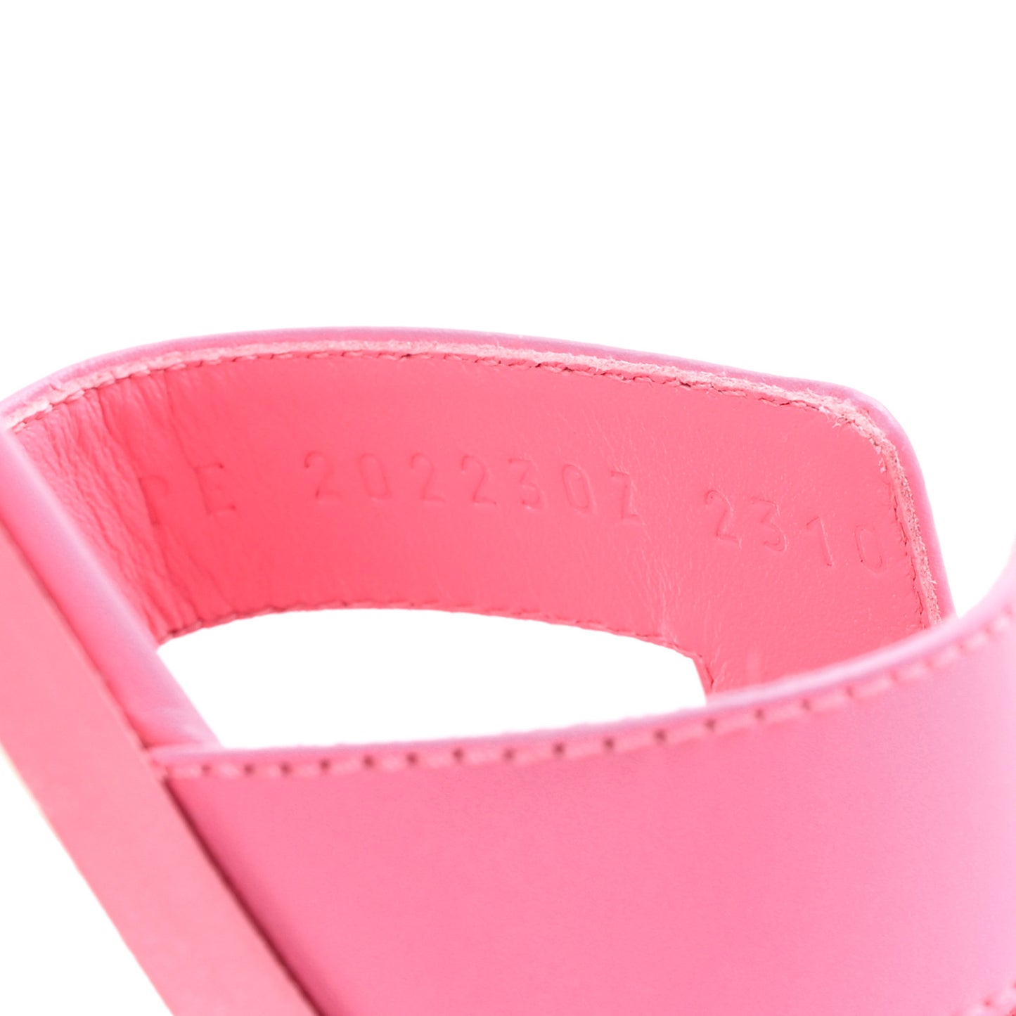 Box Calfskin Oran Sandals 36.5 Rose Boise