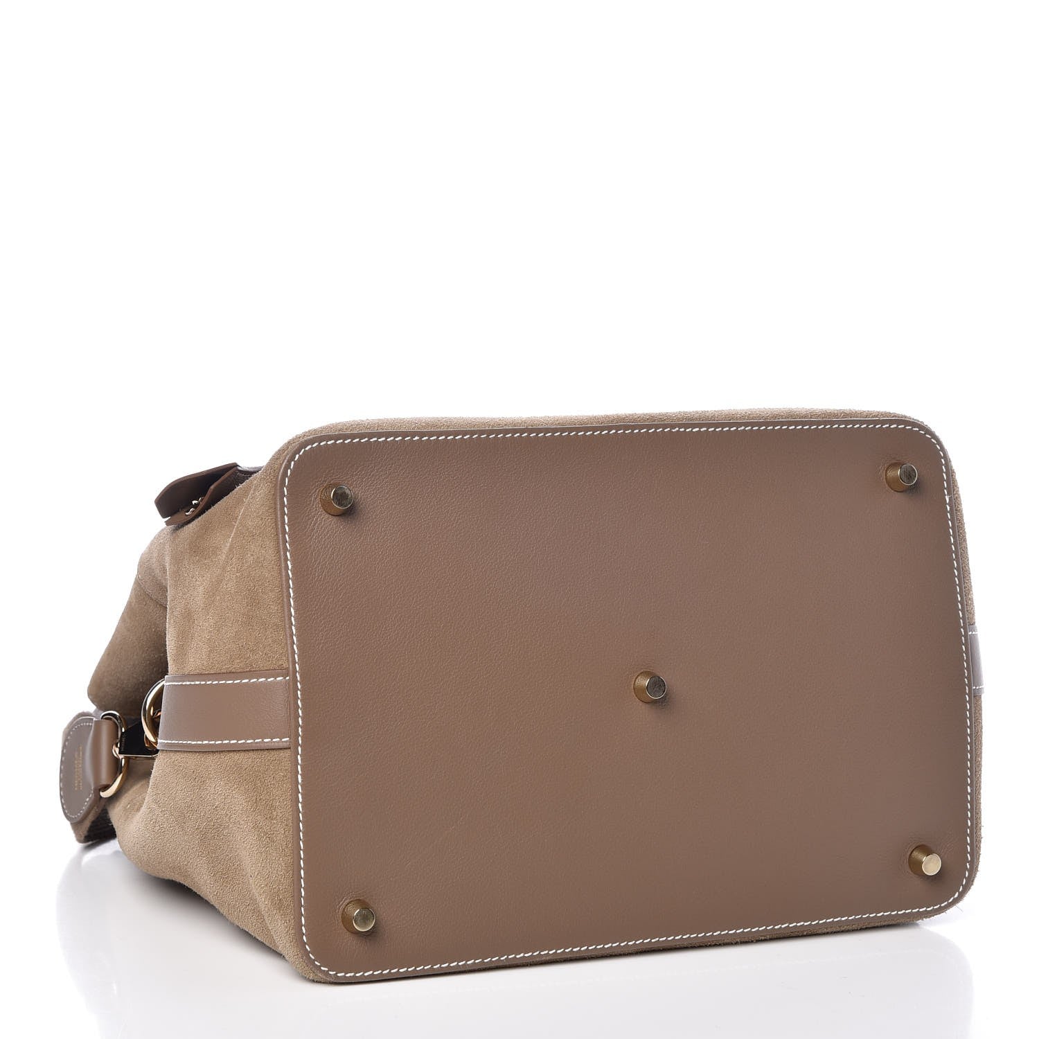 Hermes Veau Grizzly Swift Toolbox 26 Gris Caillou Etoupe 5 of 12