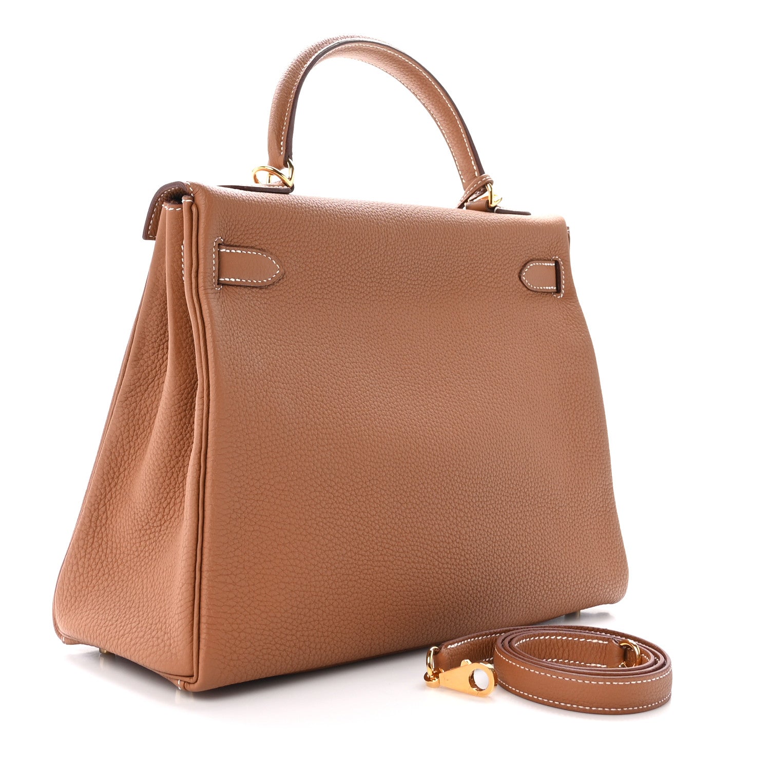 Hermes Togo Kelly Retourne 32 Gold 3 of 11