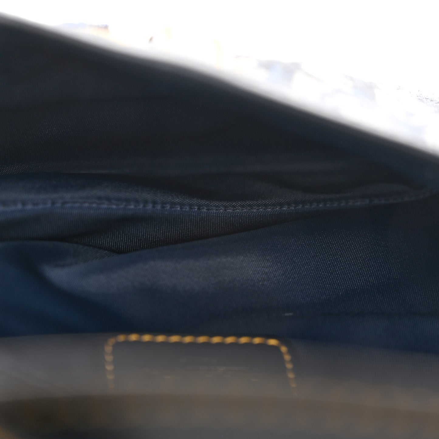 Monogram Saddle Bag Blue