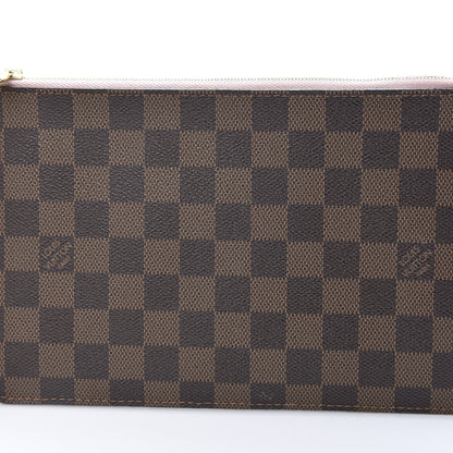 Louis Vuitton Damier Ebene Neverfull MM GM Pochette Rose Ballerine 11 of 14