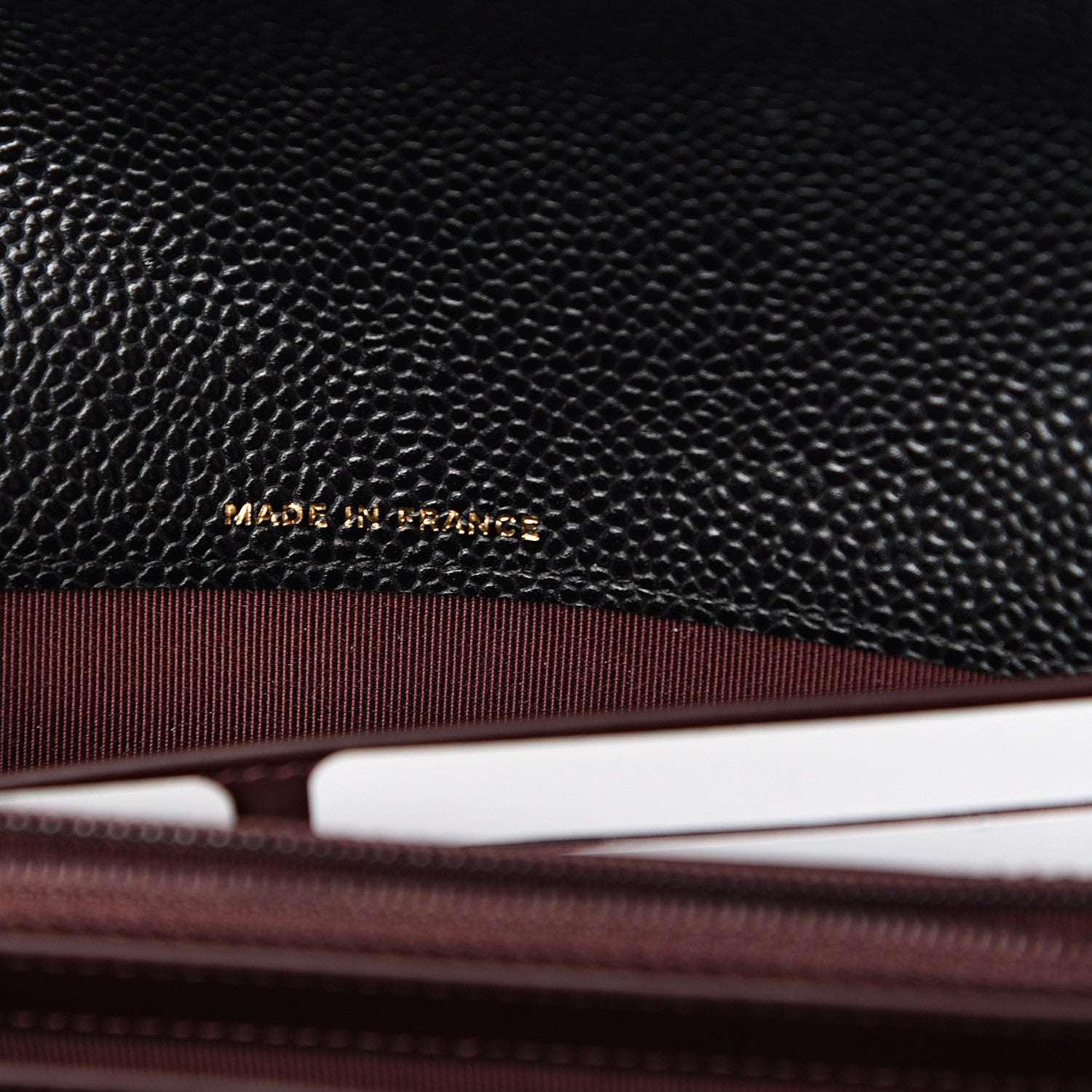 Chanel Caviar Quilted Large Gusset Flap Wallet Black 6 of 8