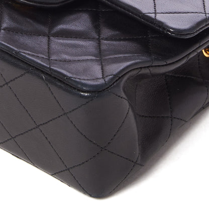 Chanel Lambskin Quilted Mini Square Flap Black 5 of 9