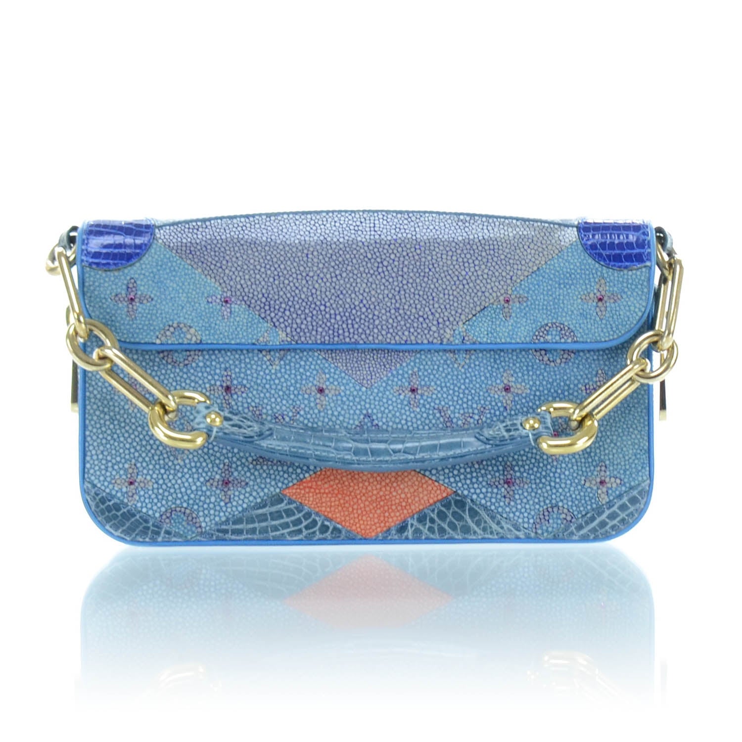 Louis Vuitton Stingray Shagreen Shoulder Bag 2 of 6