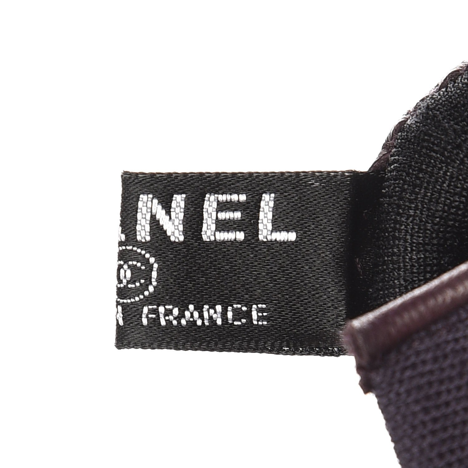 Chanel Silk Lambskin Knit CC Gloves 7.5 Dark Purple 5 of 7