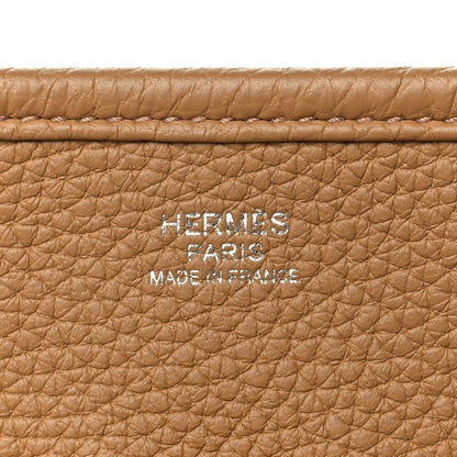 Hermes Taurillon Clemence Evelyne III PM Biscuit 5 of 10