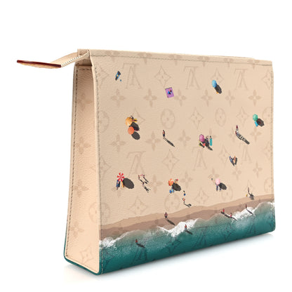 Louis Vuitton Beach Sand Monogram Pochette Toilette GM 3 of 8