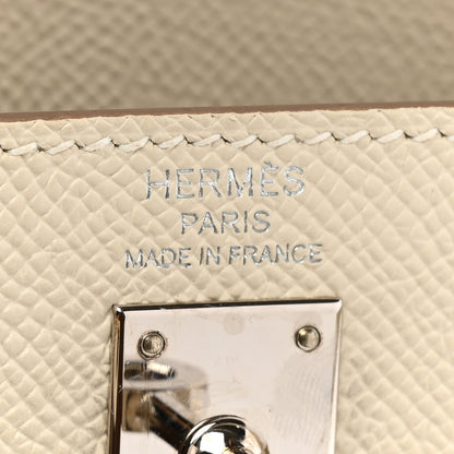 Hermes Epsom Kelly Sellier 25 Craie 6 of 14