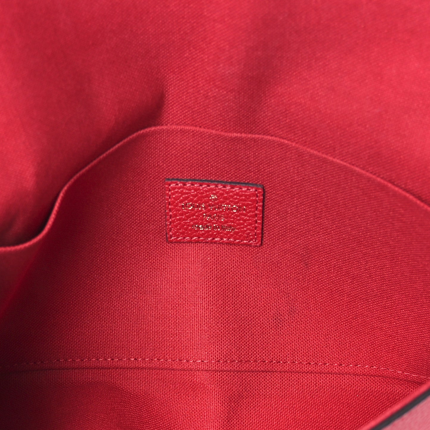 Empreinte Pochette Felicie Chain Wallet Scarlet
