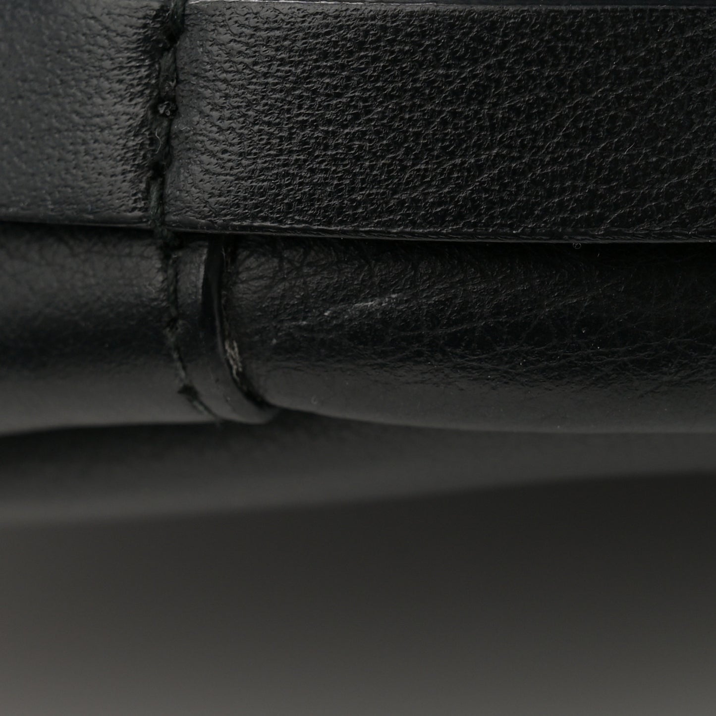 Calfskin Logo XS Everyday Camera Bag Black