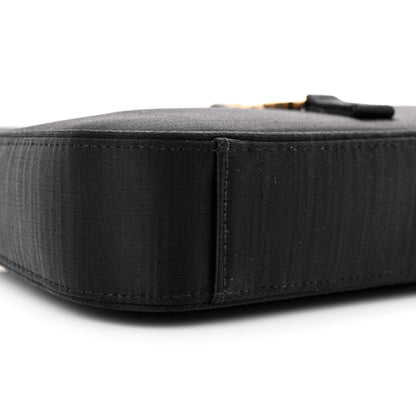 Saint Laurent Satin Le 5 A 7 Mini Hobo Black 9 of 10