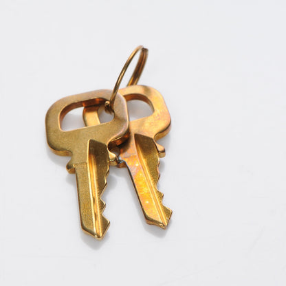 Louis Vuitton Brass Lock and Key Set #307 4 of 6