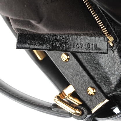 Fendi Nappa Mini Peekaboo Iconic Satchel Black 2 of 10