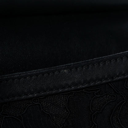 Dolce & Gabbana Calfskin Lace Miss Sicily Satchel Black 13 of 14