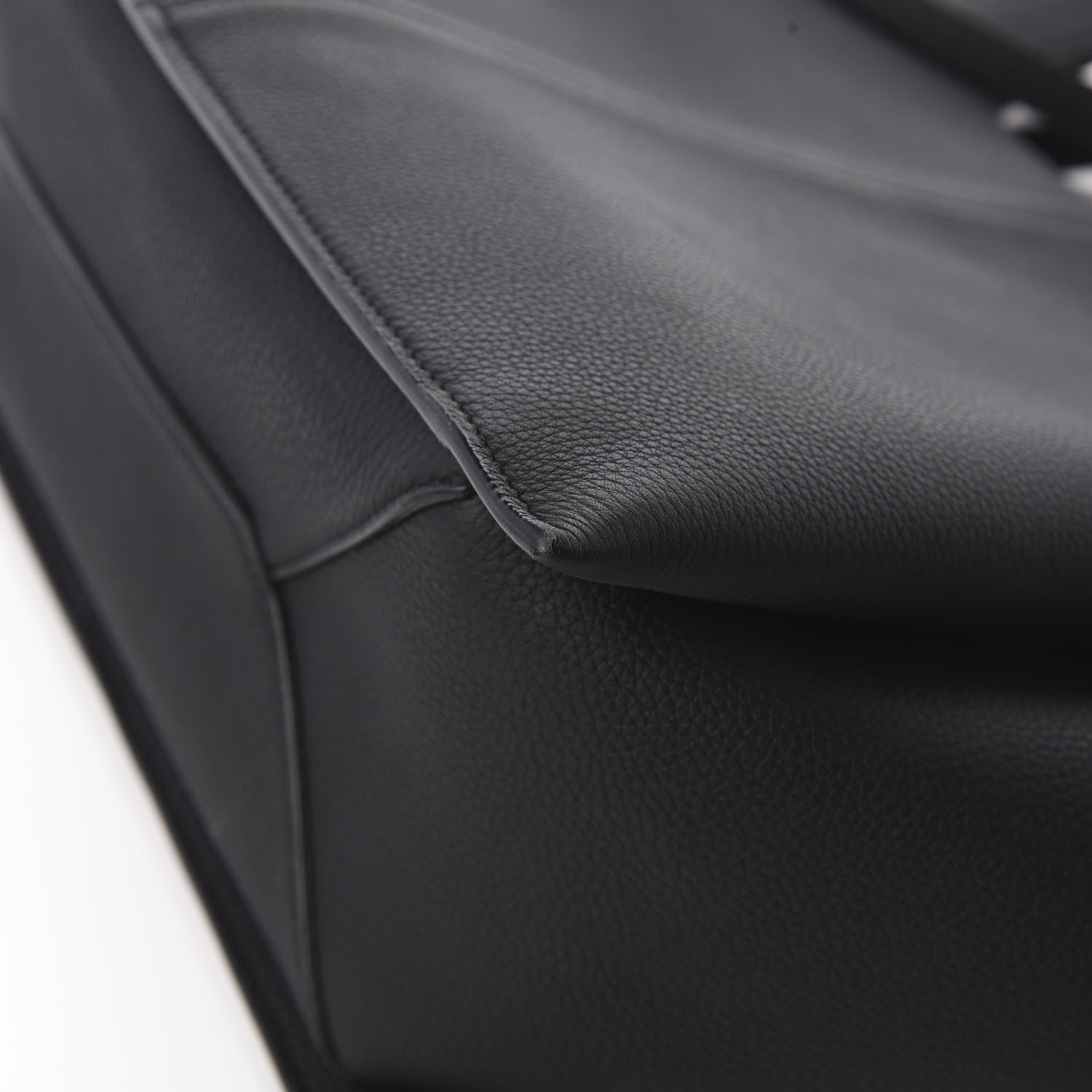 Celine Baby Grained Calfskin Small Tri-Fold Bag Black 8 of 10