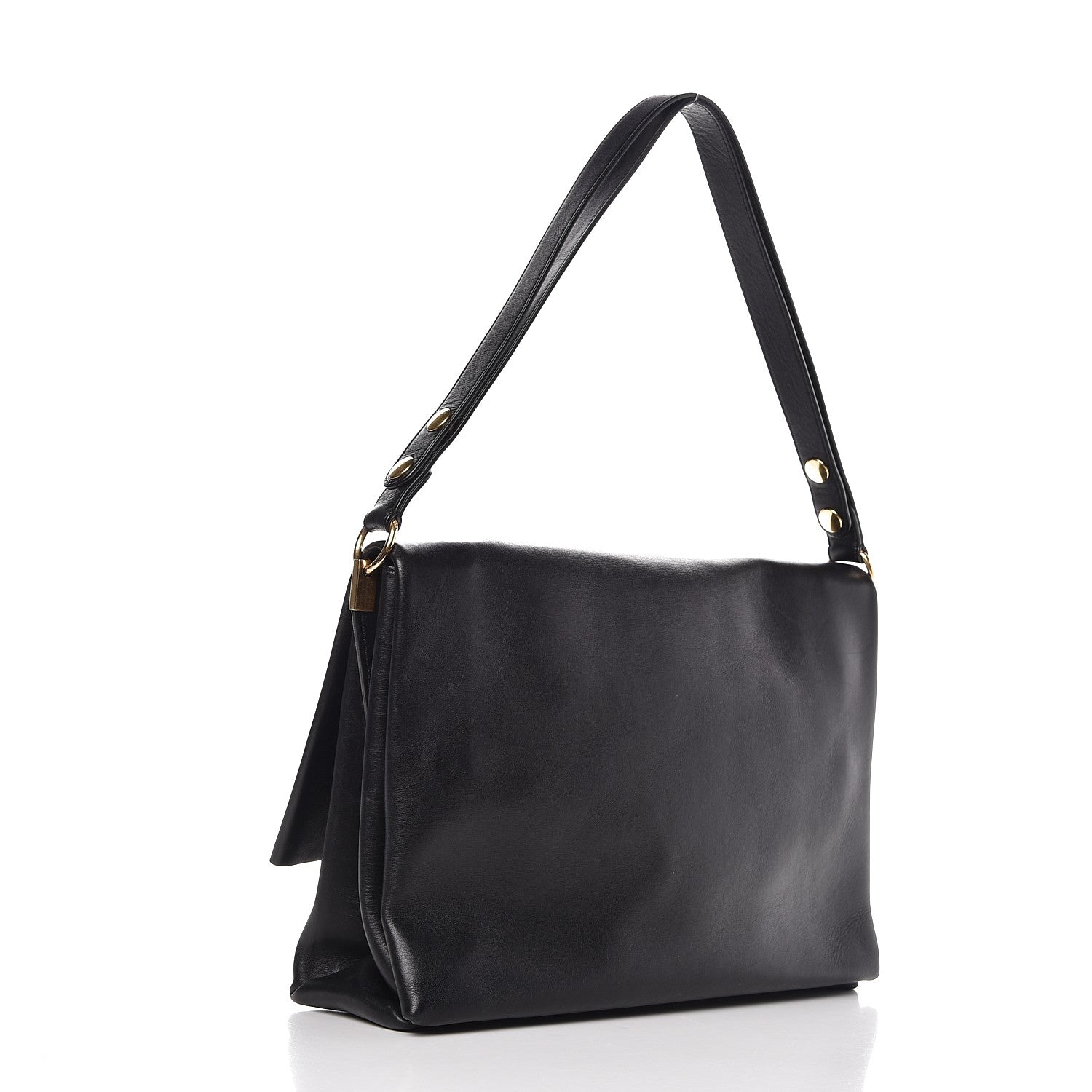 Celine Calfskin Blade Flap Black 3 of 8
