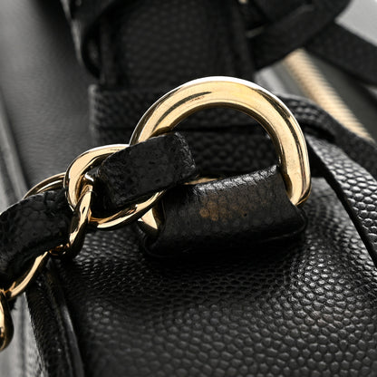 Chanel Caviar Quilted Medium CC Filigree Vanity Case Black 14 of 14
