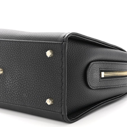 Chloe Grained Calfskin Small Edith Top Handle Bag Black 9 of 9
