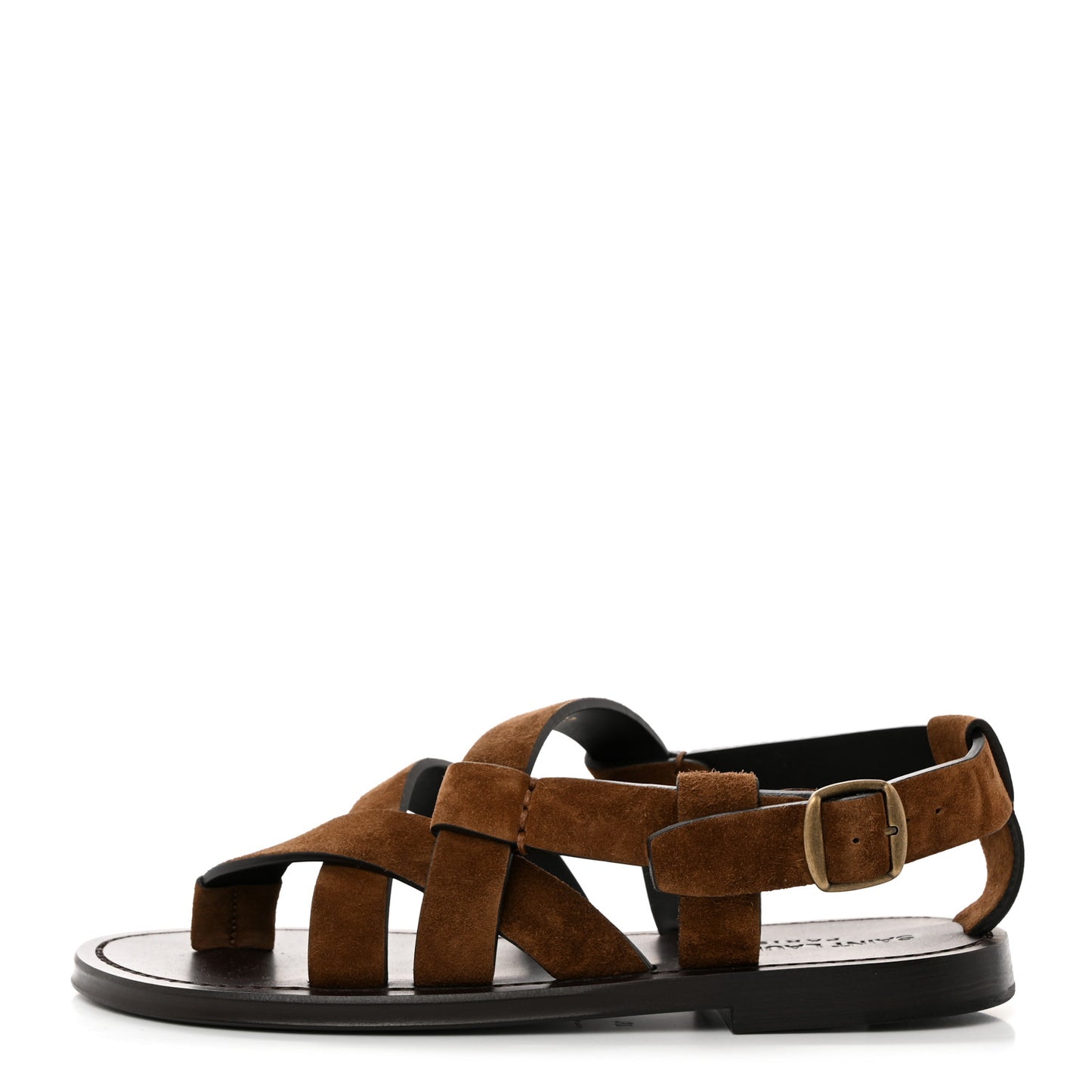 Suede Culver Flat Sandals 37 Brown