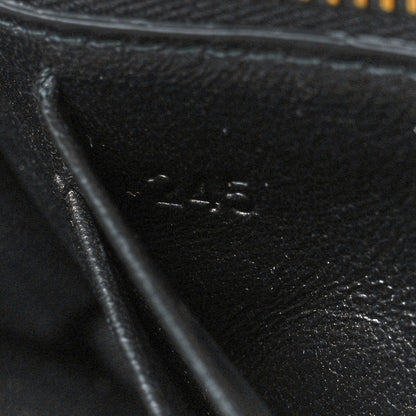 Miu Miu Nappa Matelasse Wallet On Chain Black 7 of 12