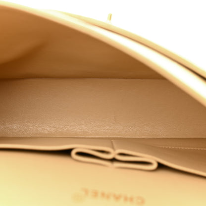 Chanel Lambskin Quilted Medium Double Flap Beige 5 of 15