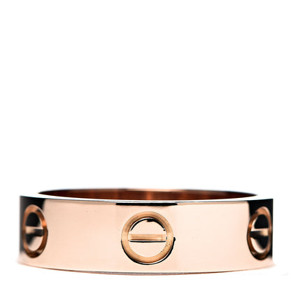 Cartier 18K Pink Gold 5.5mm LOVE Ring 56 7.5 1 of 4