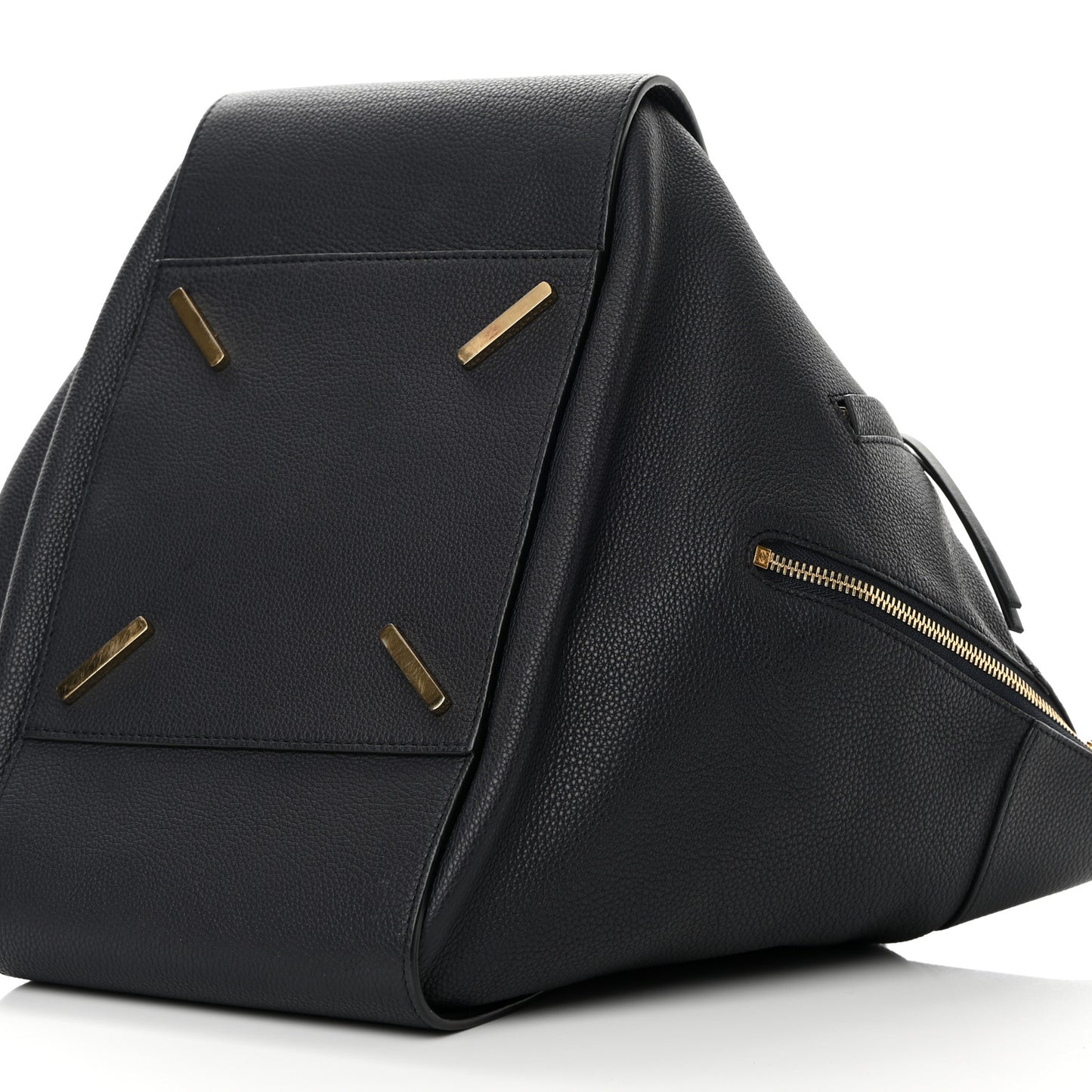 Calfskin Medium Hammock Shoulder Bag Midnight Blue Black