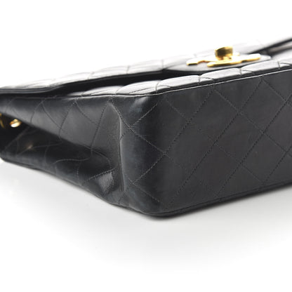 Chanel Lambskin Quilted Jumbo Single Flap Black 6 of 10
