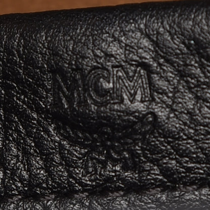MCM Calfskin Ottomar Monogram Sarah Convertible Hobo Black 7 of 9