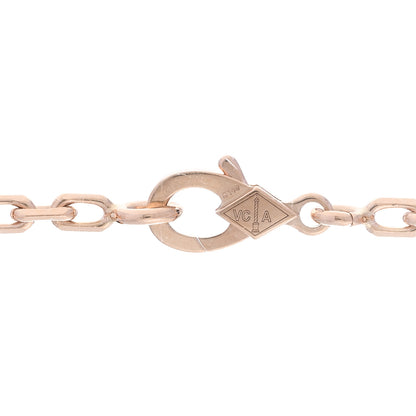 Van Cleef & Arpels Rose Gold 10 Motifs Vintage Alhambra Necklace 4 of 5