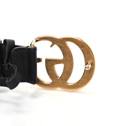 Gucci Calfskin Double G 30mm Belt 80 32 Black 6 of 9