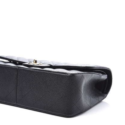 Chanel Caviar Quilted Jumbo Double Flap Black 8 of 10