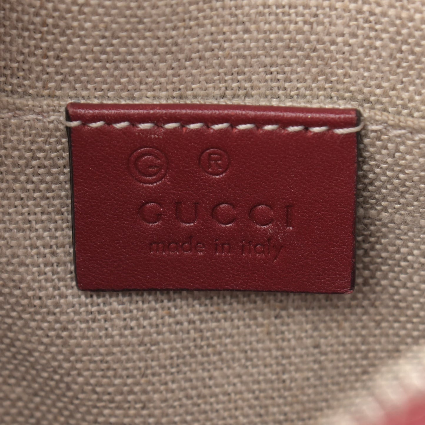 Microguccissima Mini Bree Messenger Bag Red