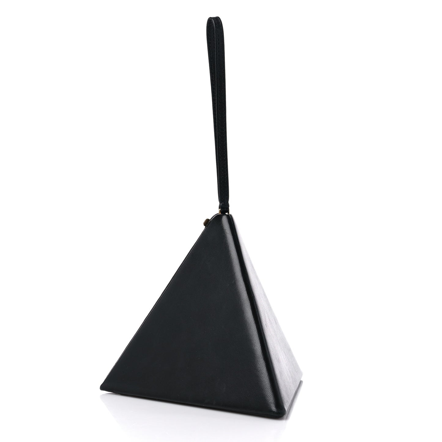 Lambskin Pyramid Clutch Black