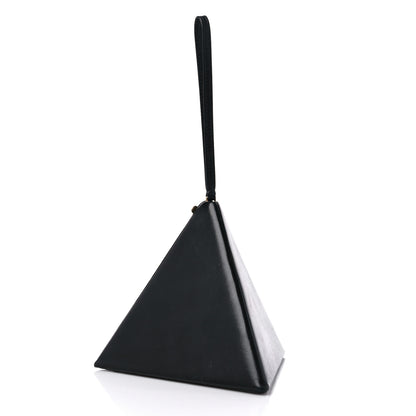 Saint Laurent Lambskin Pyramid Clutch Black 3 of 12