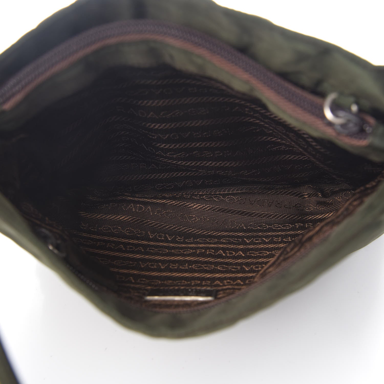 Prada Nylon Vela Shoulder Bag Mimetico 5 of 10