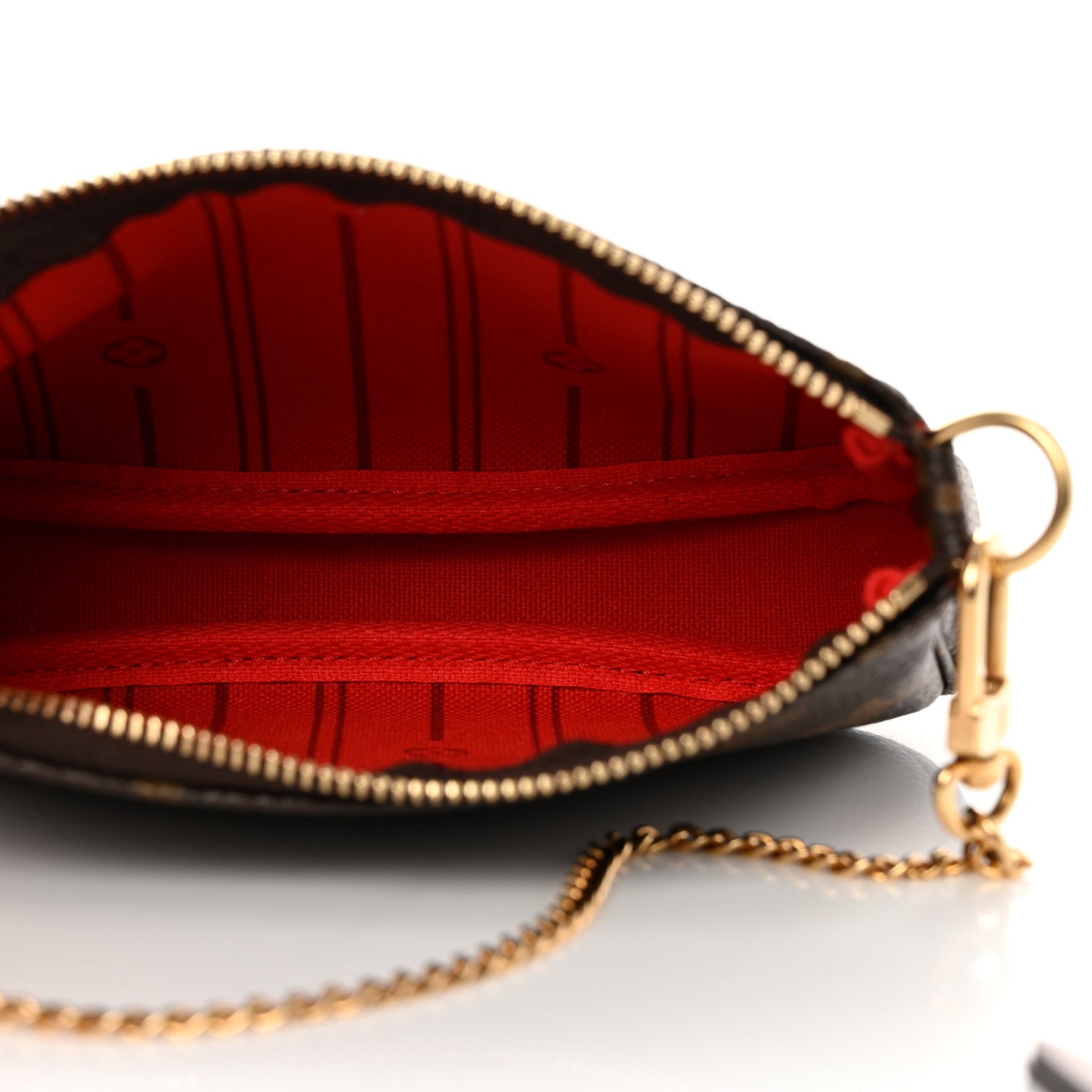 Monogram My LV Heritage Mini Pochette Accessories Rouge Black